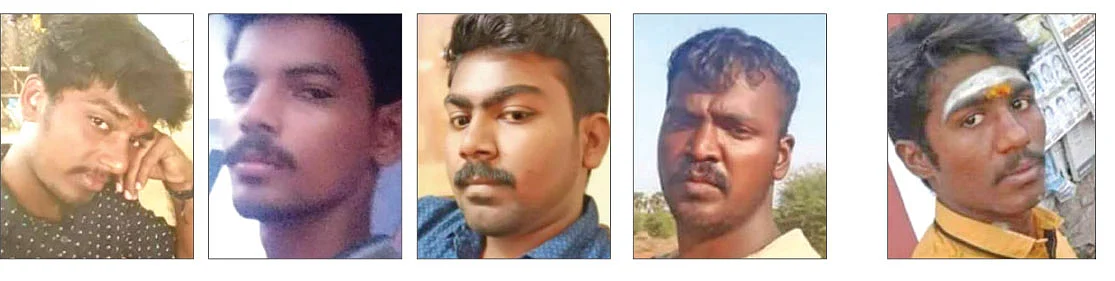 செல்வகணபதி ராஜா - கண்ணன் - ஜேக்கப் - எலிசா - முருகேஷ்ராஜா