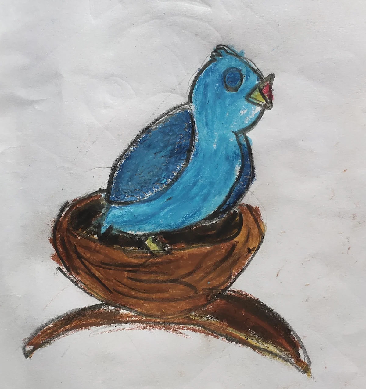 A little blue bird