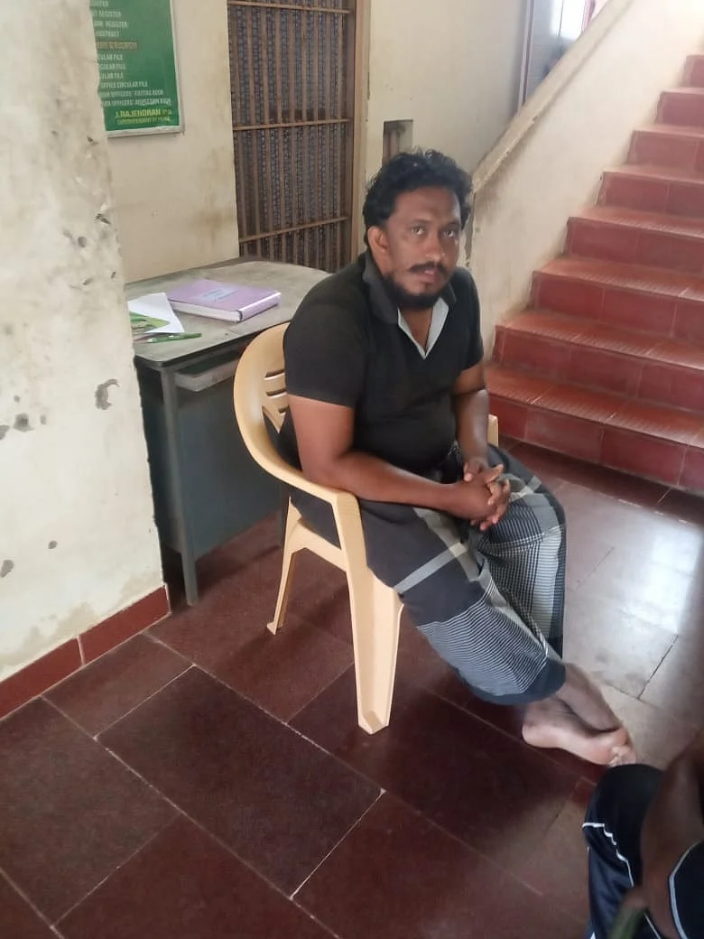 கைது செய்யப்பட்ட அப்துல் முபாரக்