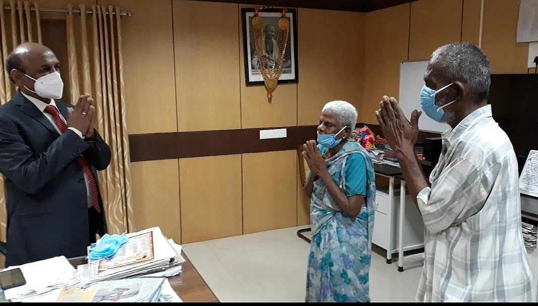 நன்றி கூறும் ராஜேந்திரன்