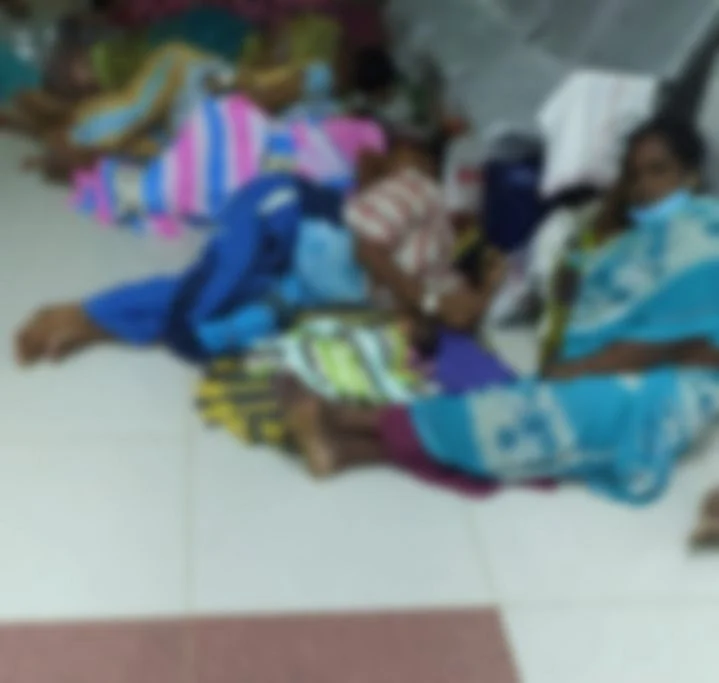 தீப்பிடிப்பு ஏற்பட்ட அரசு மருத்துவமனை