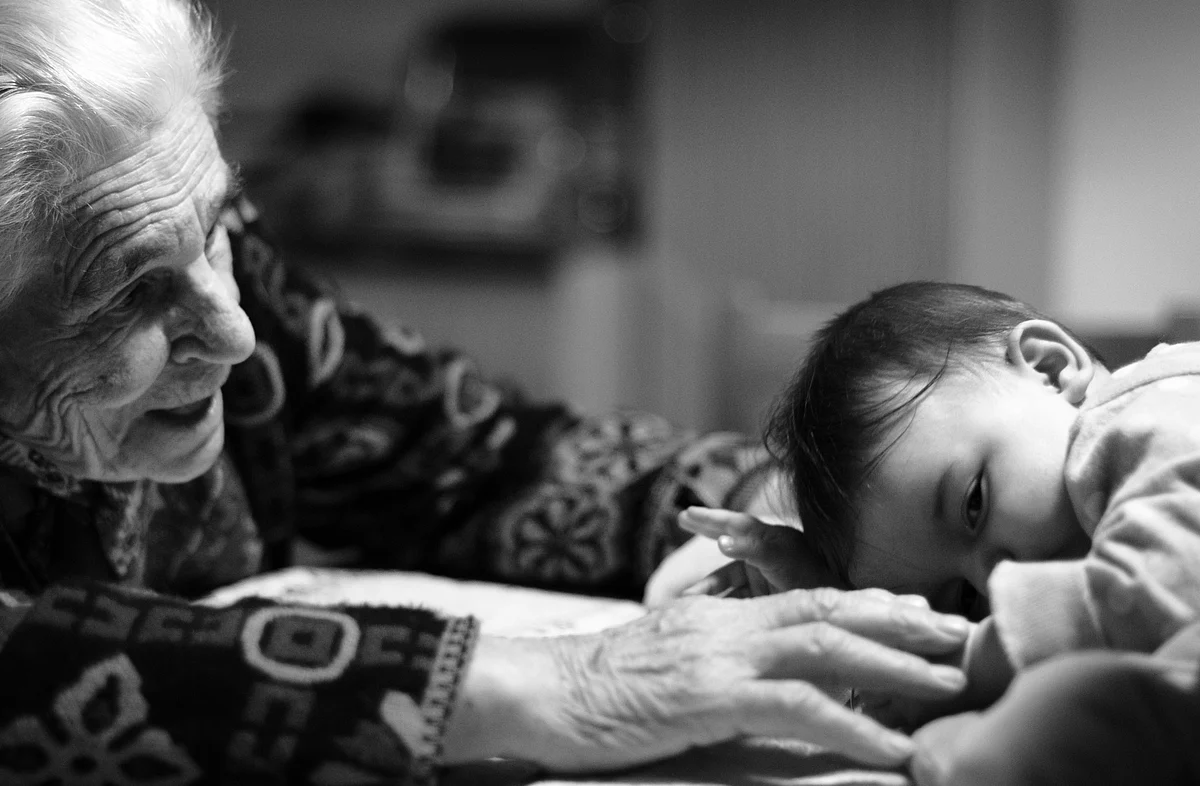 Grandma with Kid