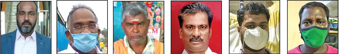 மணிவண்ணன் - ராஜசேகர் - மூக்கையா - செல்வராஜ் - அரவிந்த் - முத்து,