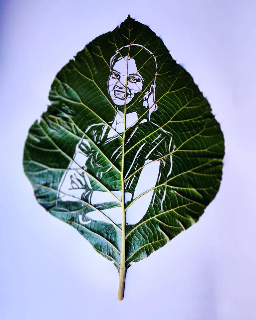 இலை ஓவியம்