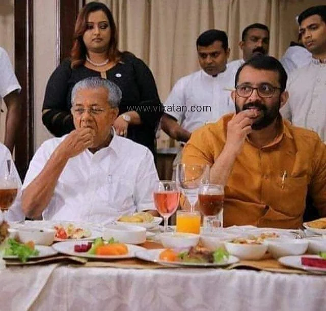 கேரள முதல்வர் பினராயி விஜயன் கலந்துகொண்ட நிகழ்ச்சியில் ஸ்வப்னா சுரேஷ்