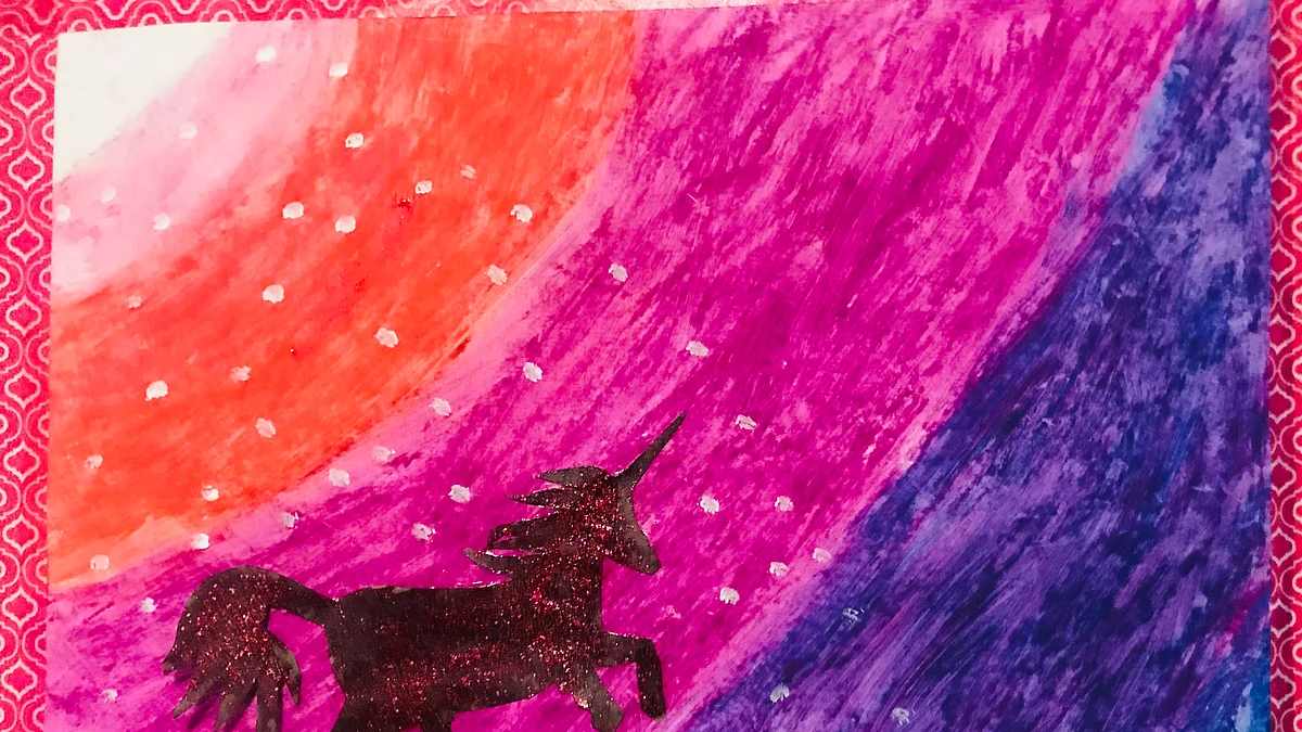 Galaxy painting