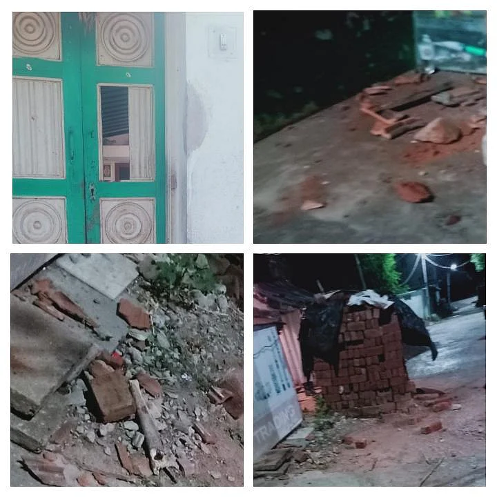 சேதப்படுத்தப்பட்ட வீடுகள்