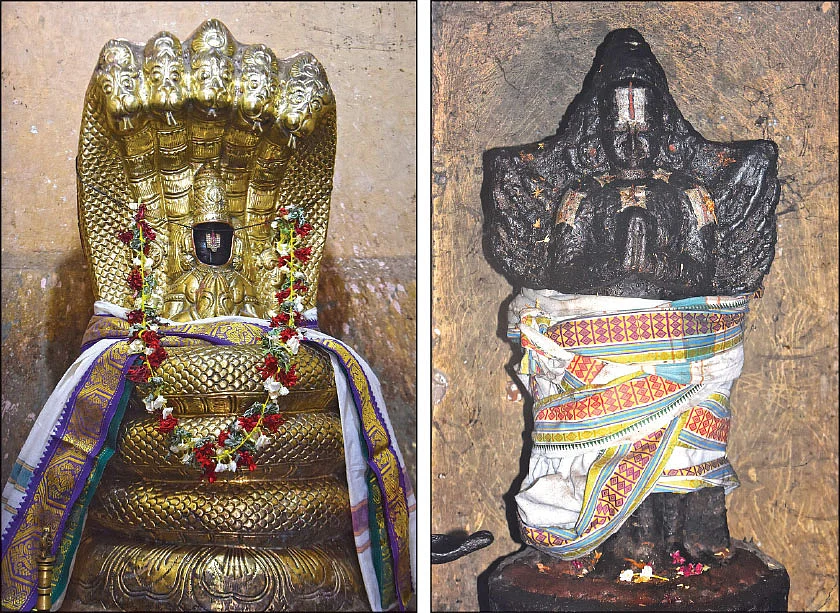ஸ்ரீஆதிசேஷன், ஸ்ரீகருடாழ்வார்