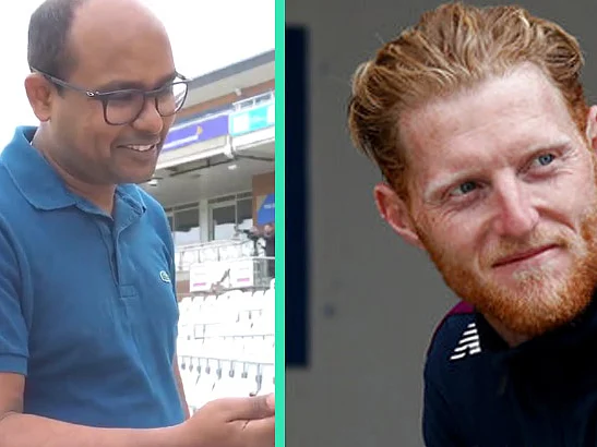 `பென் ஸ்டோக்ஸ் டி-சர்ட்டில் பொறிக்கப்பட்ட தனது பெயர்!’ - நெகிழும் இந்திய மருத்துவர்