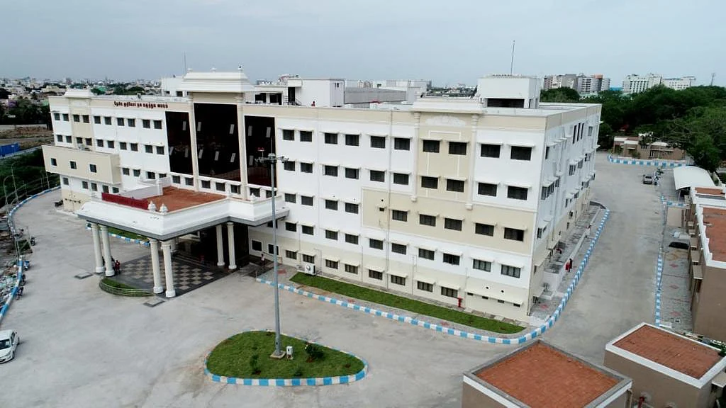 front view of the hospital