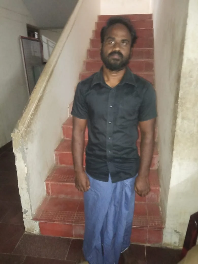கைது செய்யப்பட்ட பாபு உசேன்