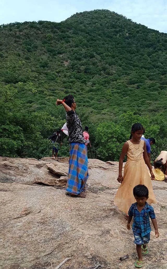 விதைப்பந்துகள் வீசப்பட்டபோது...