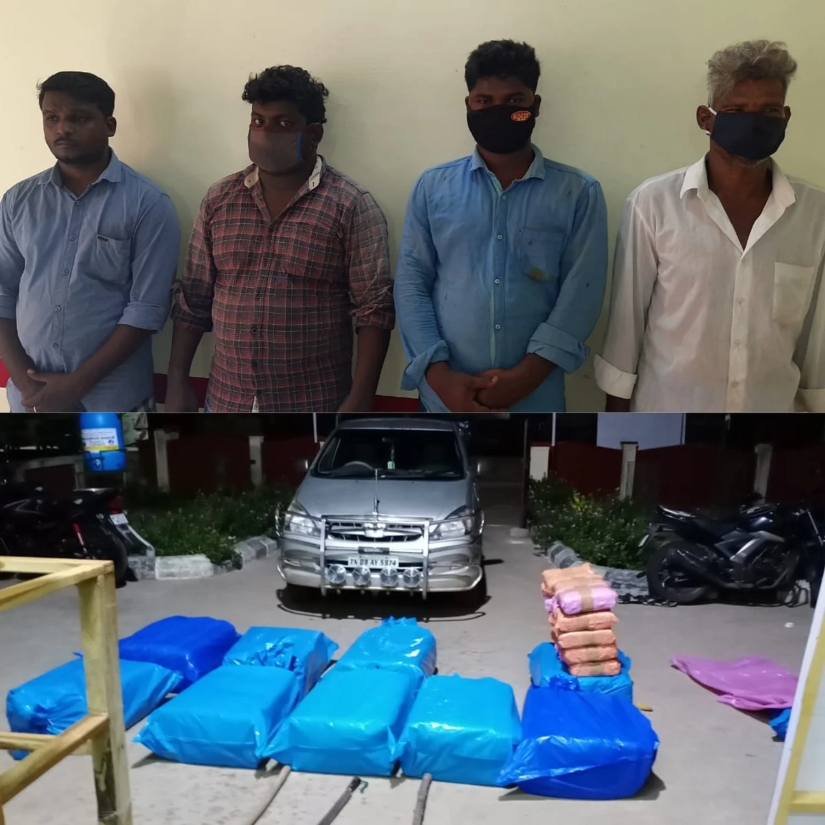 காரில் கடத்தி வந்த கஞ்சா