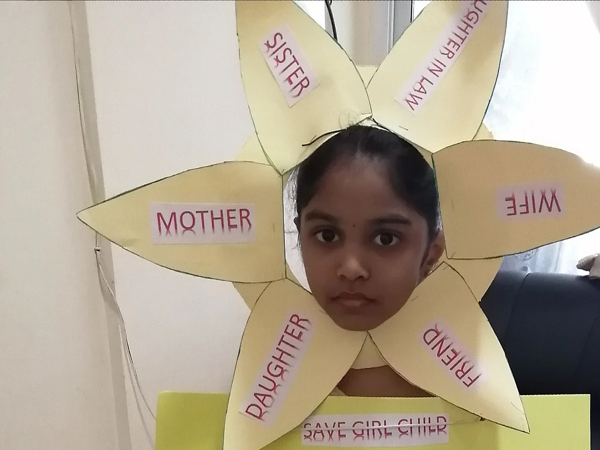 பெண் குழந்தைகளைக் காப்போம்! #KidsTalentCorner