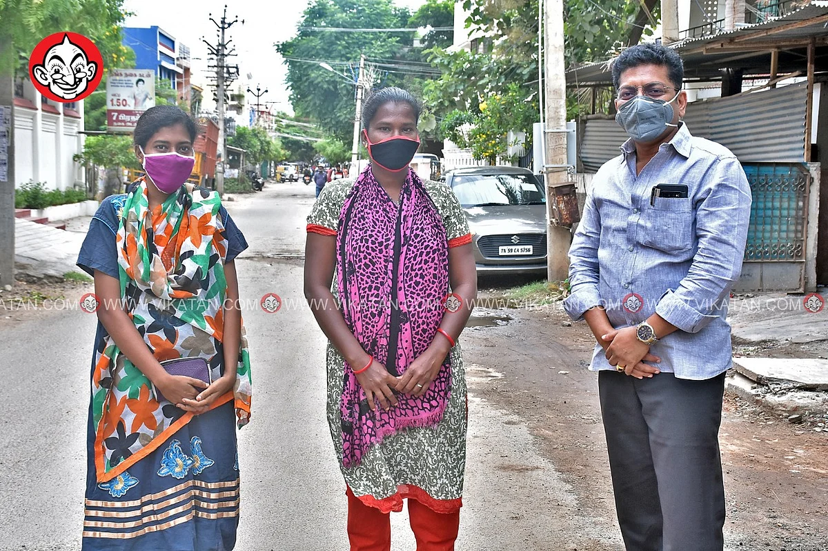 பெண்ணை வாழ்த்திய டாக்டர்