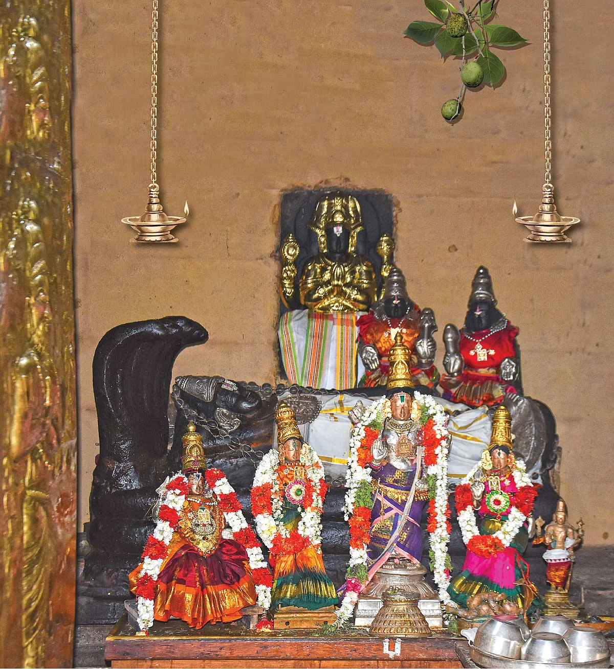 சலசயனப் பெருமாள் - ஸ்ரீகிருபாசமுத்திரப் பெருமாள் - திருமாமகள் நாச்சியார்