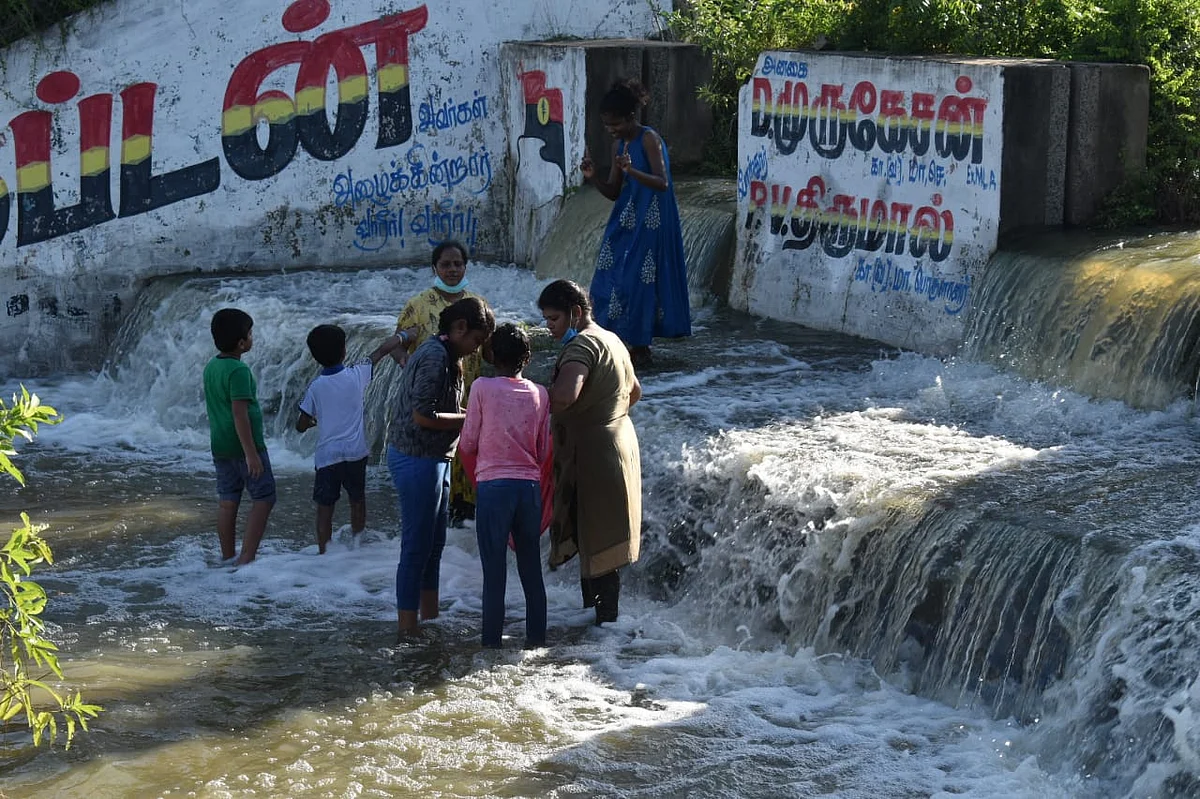 மீன் பிடிக்கும் சிறுவர்கள்