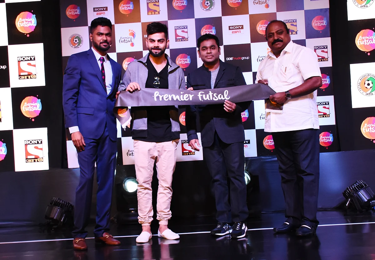 Virat Kohli, AR Rahman, Xavier Britto