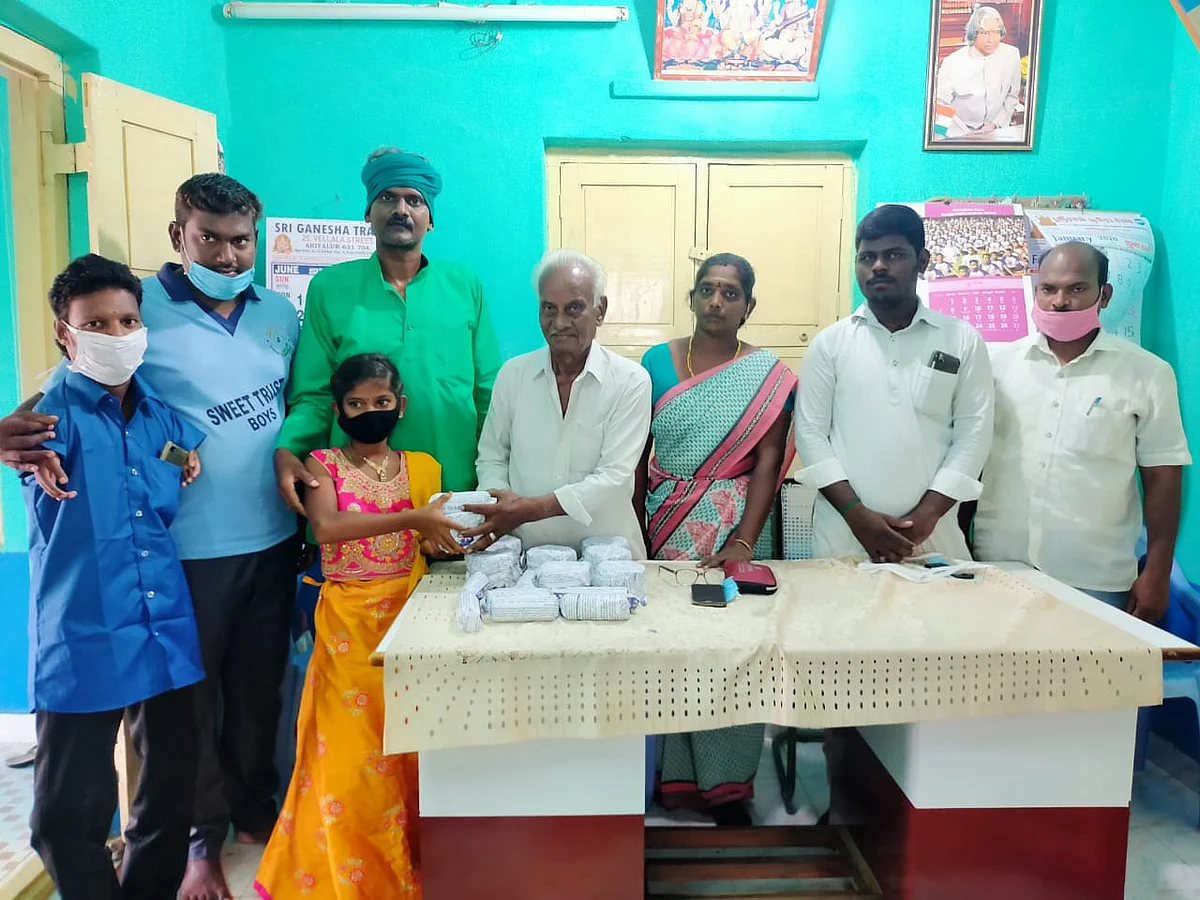 அபிநயாவுக்கு ஊர்மக்கள் பாராட்டு