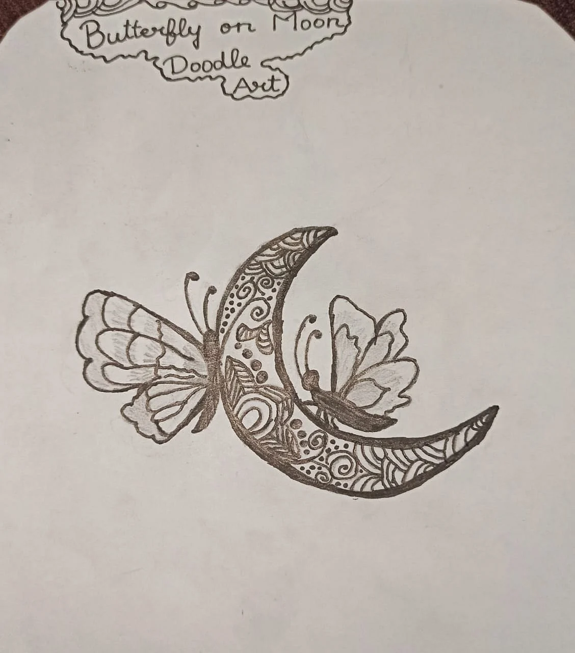 Butterfly on moon