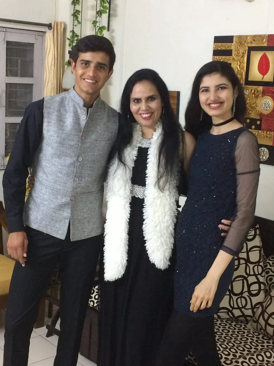 With family