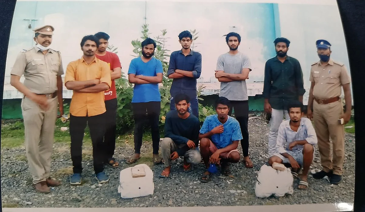 கஞ்சா வழக்கில் கைதானவர்கள்