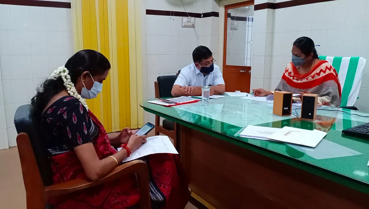 தர்ணா போராட்டத்தில் ஜோதிமணி