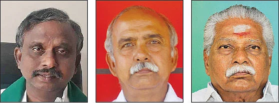 பி.ஆர்.பாண்டியன், கி.வெங்கட்ராமன், துரைக்கண்ணு