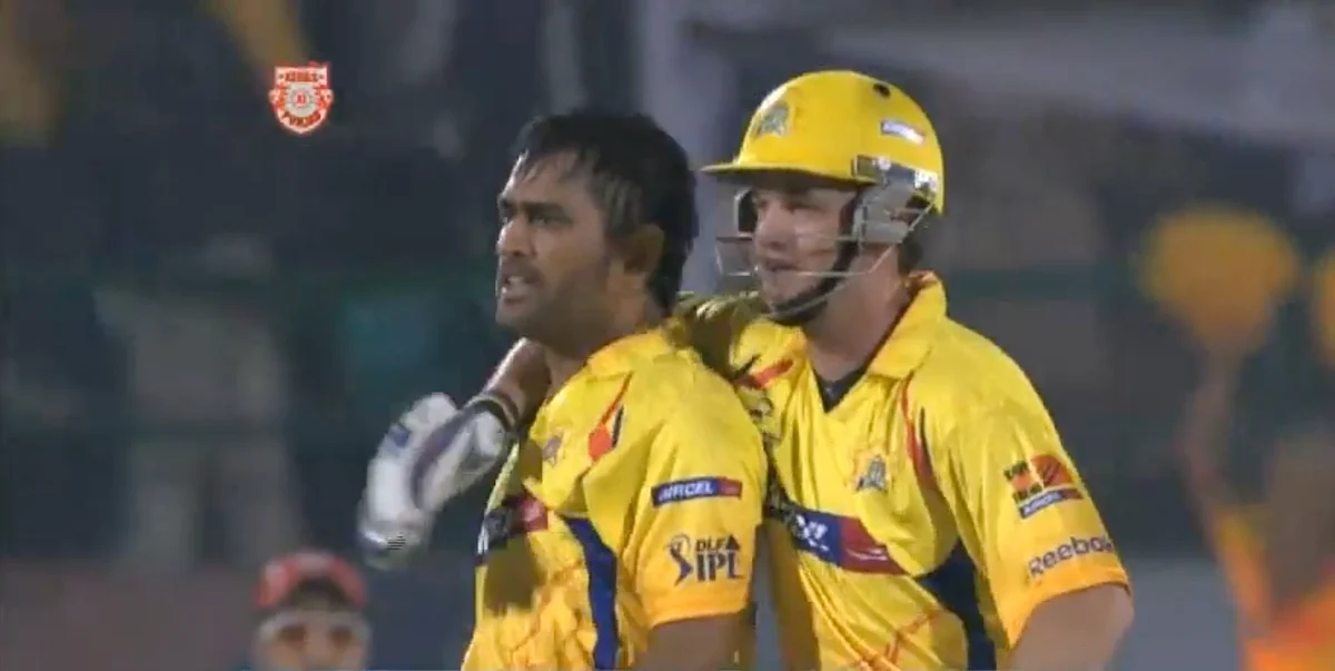 CSK v KXIP 2010 Dhoni