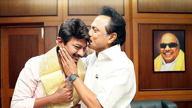 உதயநிதி - மு.க.ஸ்டாலின்