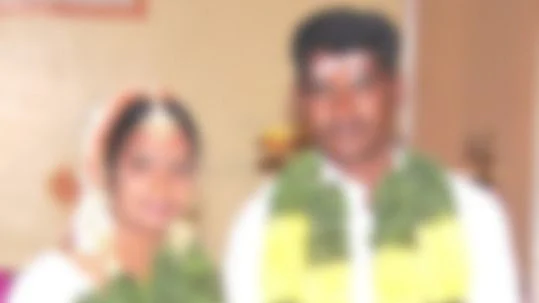 மணக்கோலத்தில் புருஷோத்தமன் - அமுலு