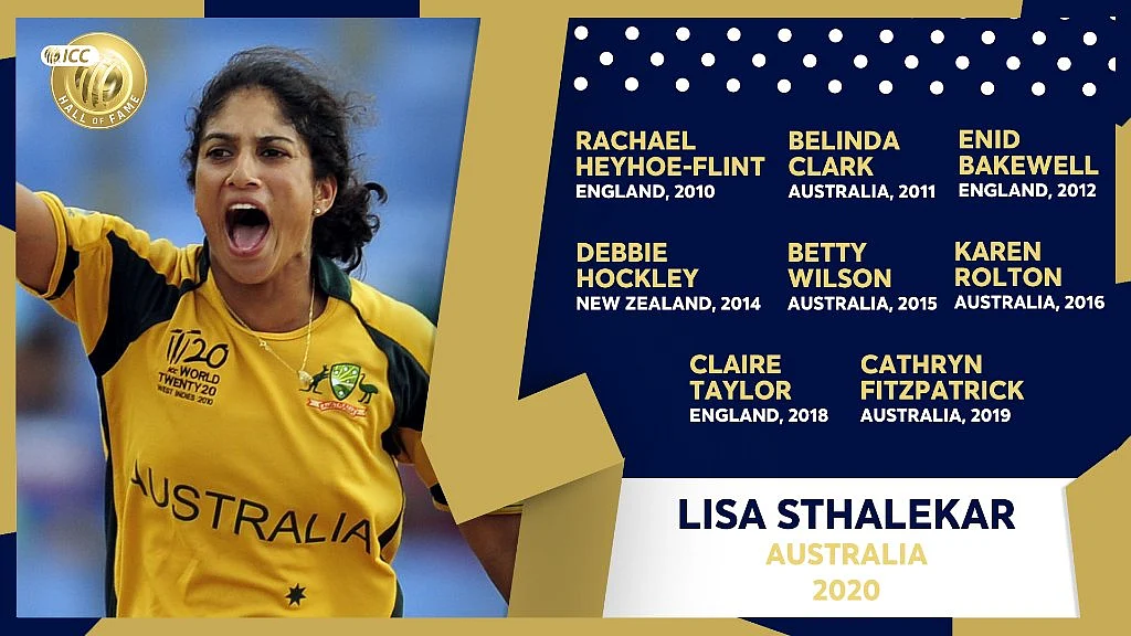 Women inducted into the #ICCHallOfFame over the years