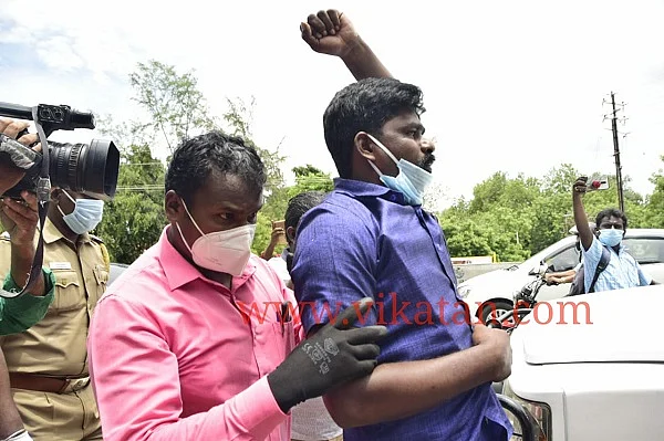 ஆதித்தமிழர் கட்சி மாவட்டச் செயலாளர் ராமமூர்த்தி