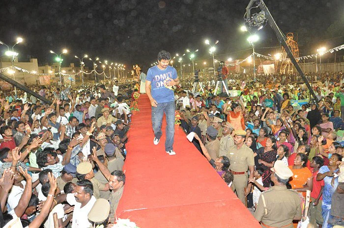 velayudham audio launch