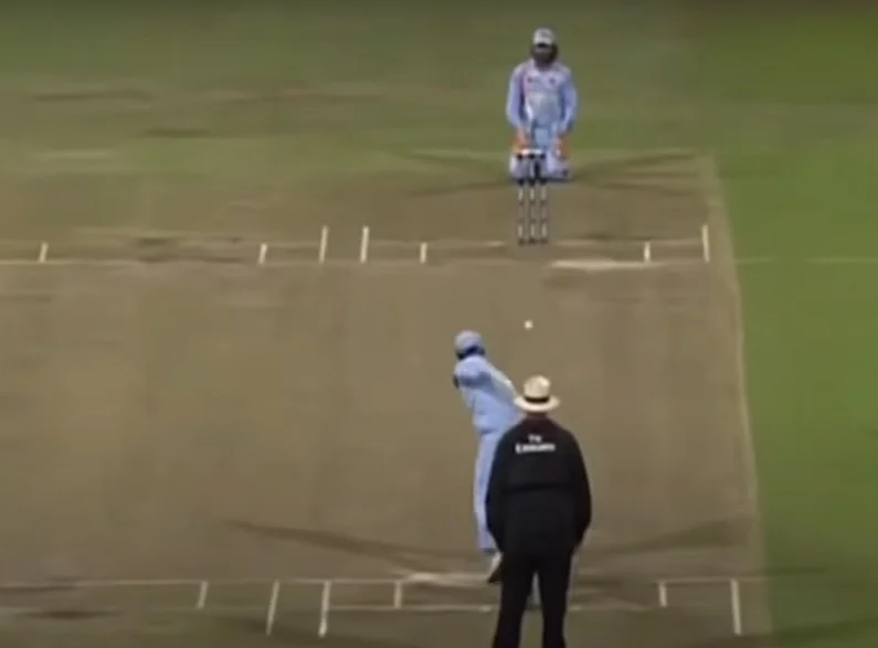 Dhoni Bowl out