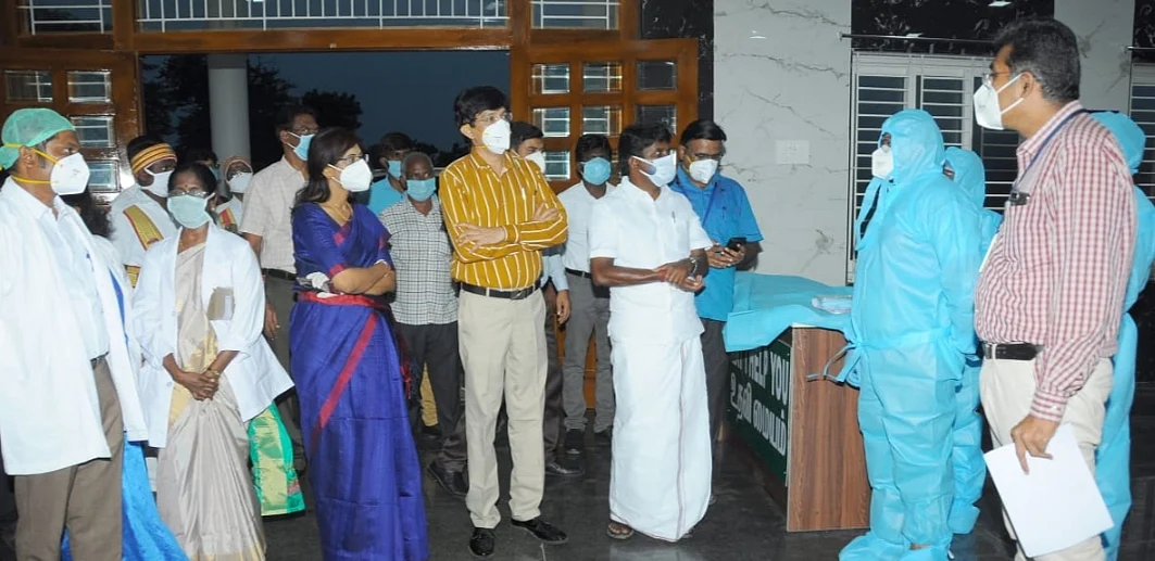 புதுக்கோட்டை அரசு மருத்துவமனையில் அமைச்சர் ஆய்வு