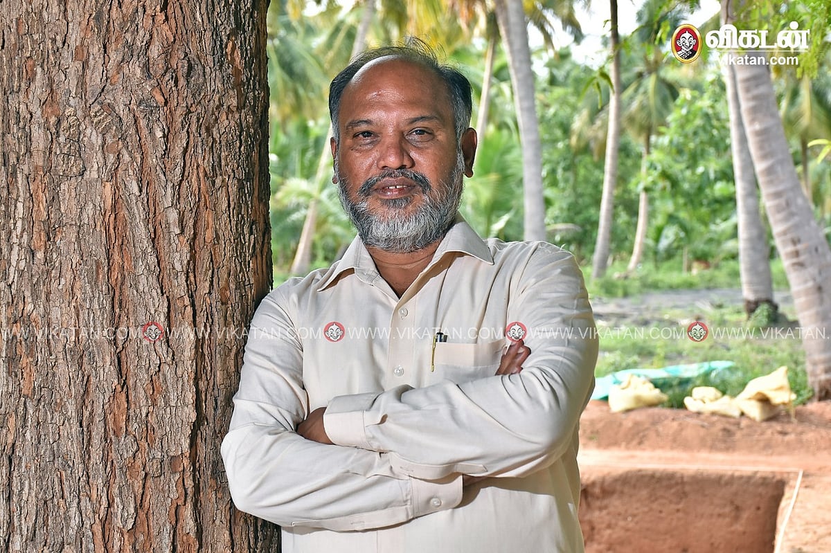 `கொந்தகை' - கீழடி தொல்லியல் அகழாய்வு இயக்குநர் சிவானந்தம்