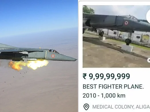 MIG-23: ரூ.9.99 கோடிக்கு OLX-ல் விற்பனைக்கு வந்ததா கார்கில் போர் விமானம்? #FactCheck