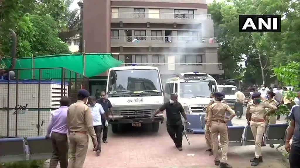 விபத்து ஏற்பட்ட மருத்துவமனை