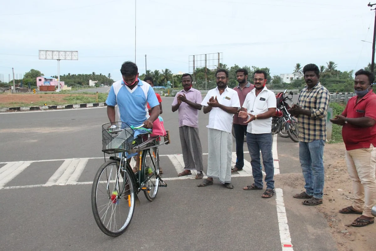 விபத்தில் பாதிக்கப்பட்ட ராஜா