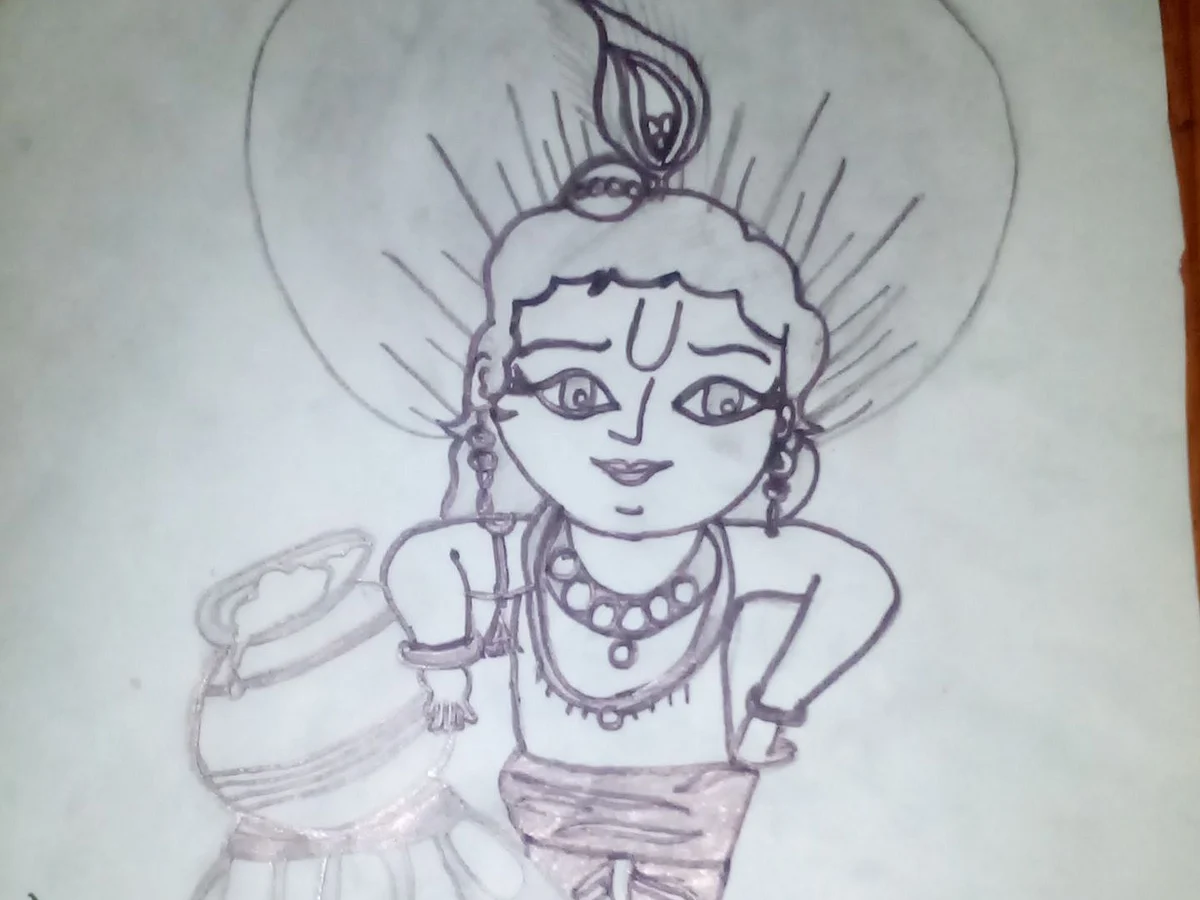 Stylish Little Krishna