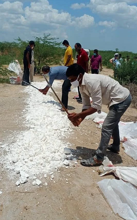 அழிக்கப்படும் வெடிமருந்து