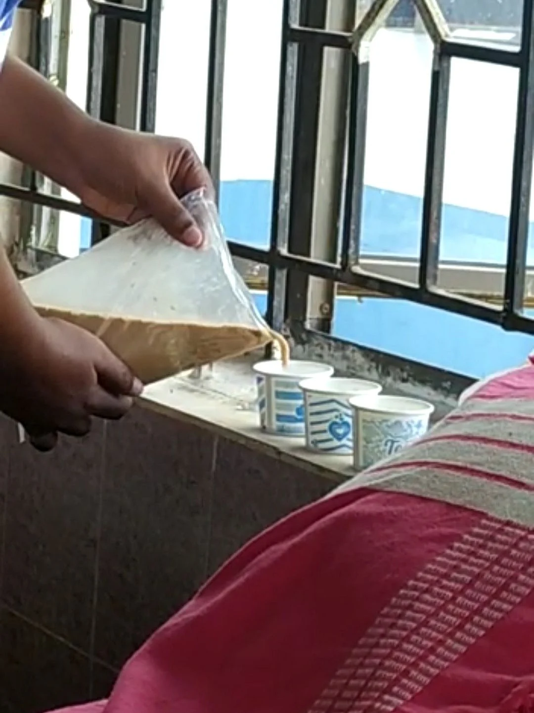 சிவகங்கை அரசு மருத்துவமனையில் வழங்கப்பட்ட டீ