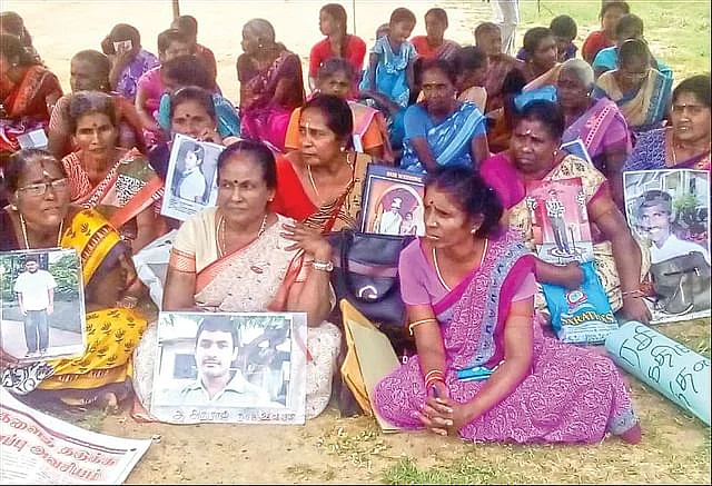 காணாமல் ஆக்கப்பட்டவர்கள் - போராடும் மக்கள்