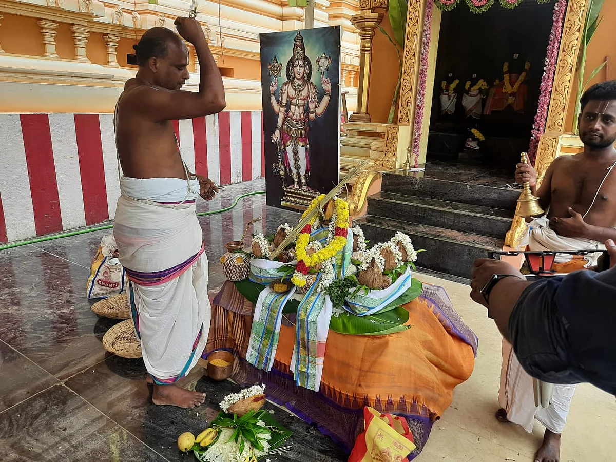 திருவடிசூலத்தில் தொடங்கியது சக்தி விகடன் நடத்தும் தன்வந்த்ரி மகாஹோமம்!