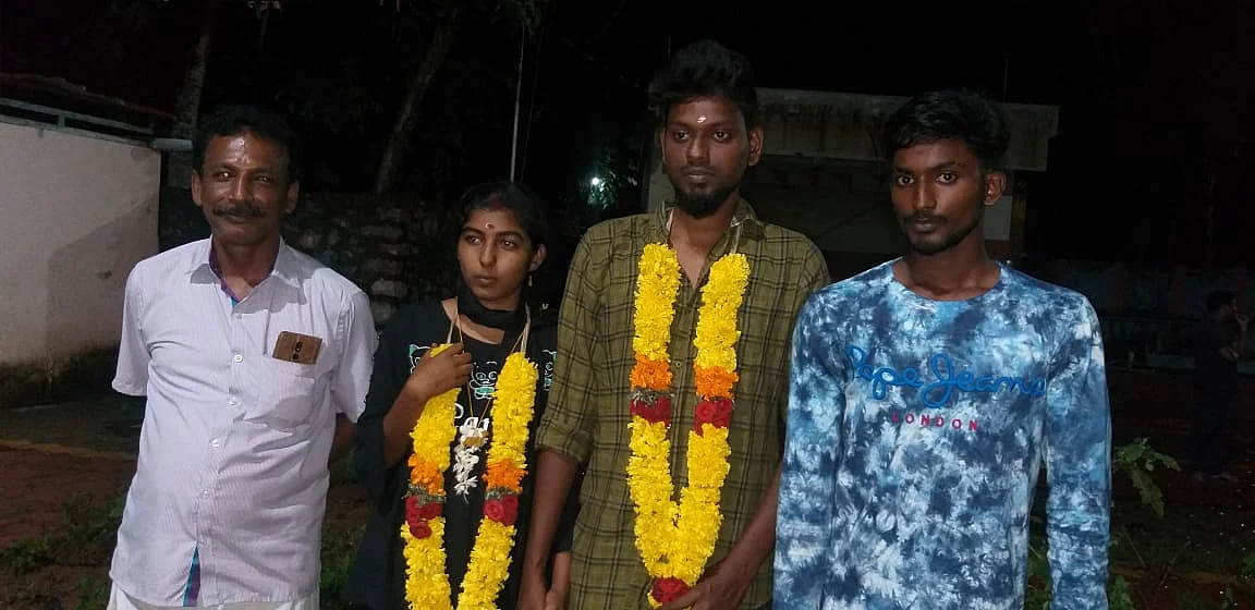 திருமணம் செய்துகொண்ட பபிஷா, அஜின் பிரின்ஸ்