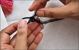சிம்பிளாக செய்யலாம் சில்க் த்ரெட் நெக்பீஸ்!
