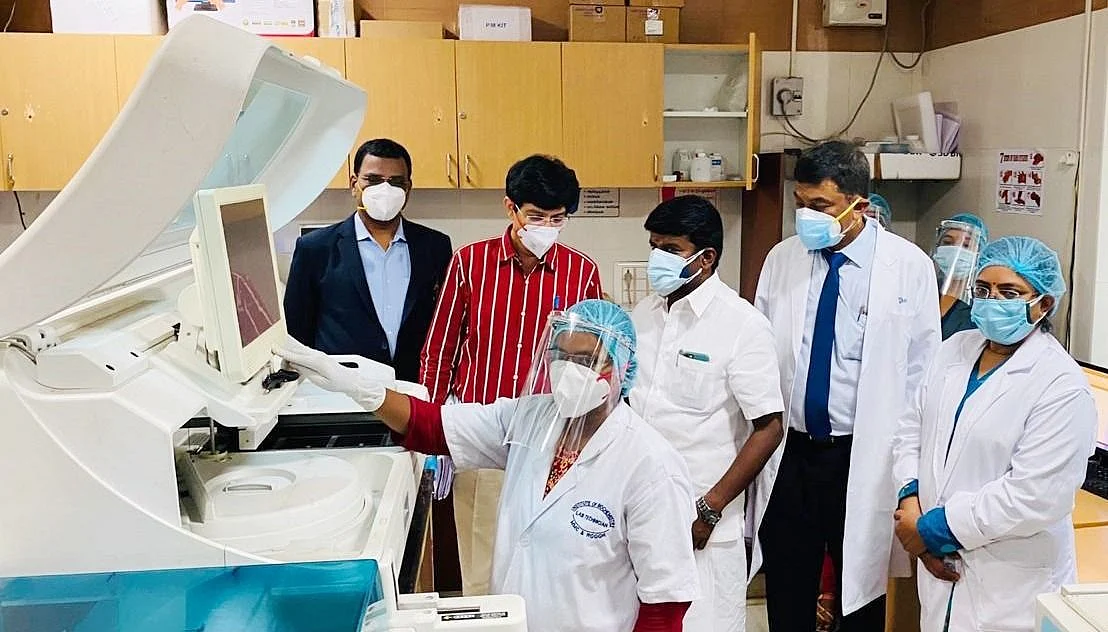 கொரோனா தொடர் கண்காணிப்பு மையம், சென்னை ராஜீவ் காந்தி அரசு மருத்துவமனை