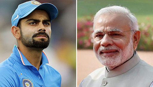 virat kohli - modi