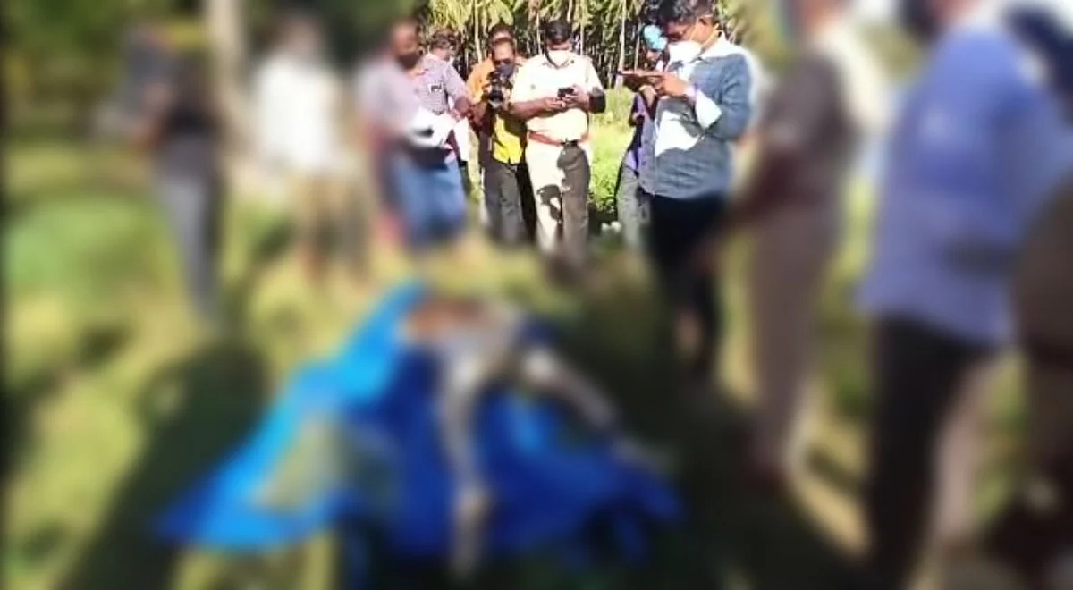 மீட்கப்பட்ட மணிகண்டனின் உடல்